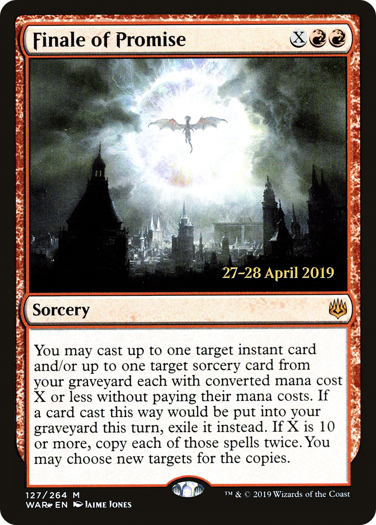 Finale of Promise (PRE-127S) - War of the Spark Promos Foil