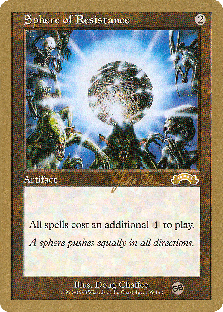 Sphere of Resistance (WCD-JS139SB) - World Championship Decks 1999