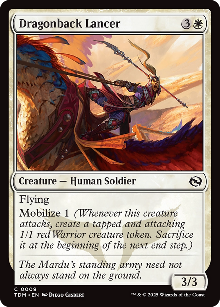 Dragonback Lancer (TDM-009) - Tarkir: Dragonstorm