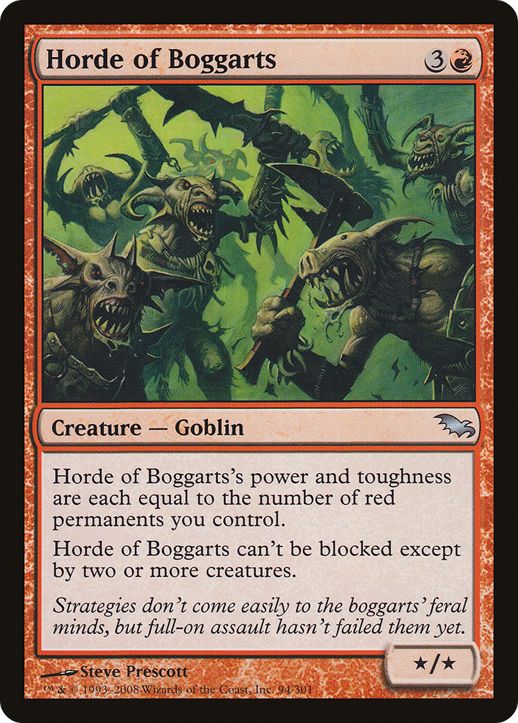 Horde of Boggarts (SHM-094) - Shadowmoor