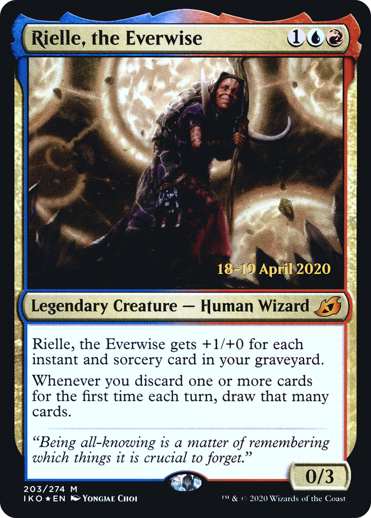 Rielle, the Everwise (PRE-203S) - Ikoria: Lair of Behemoths Promos Foil
