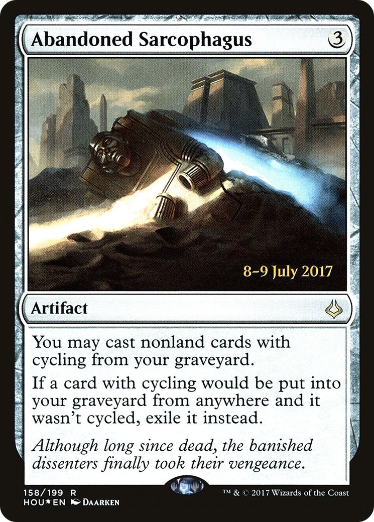 Abandoned Sarcophagus (PRE-158S) - Hour of Devastation Promos Foil