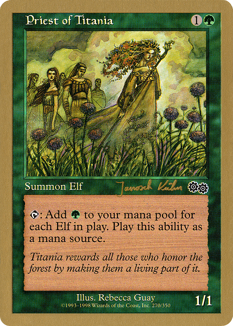 Priest of Titania (WCD-JK270) - World Championship Decks 2000