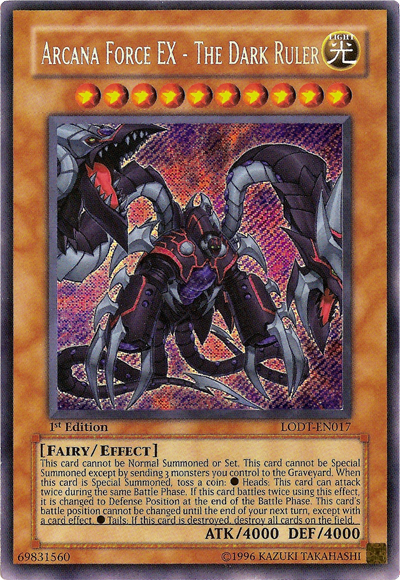 Arcana Force EX - The Dark Ruler (LODT-EN017) - Light of Destruction 1st Edition