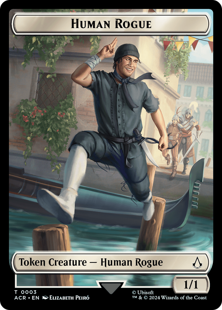 Human Rogue Token (ACR-003) - Assassin's Creed Tokens