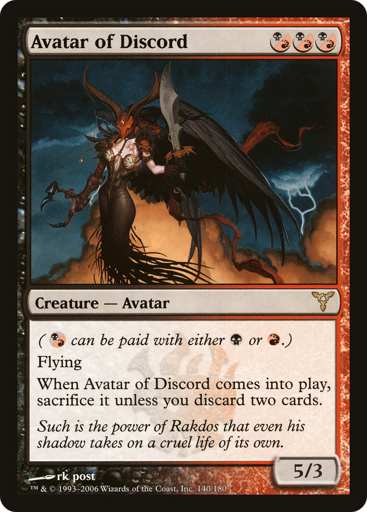 Avatar of Discord (DIS-140) - Dissension Foil