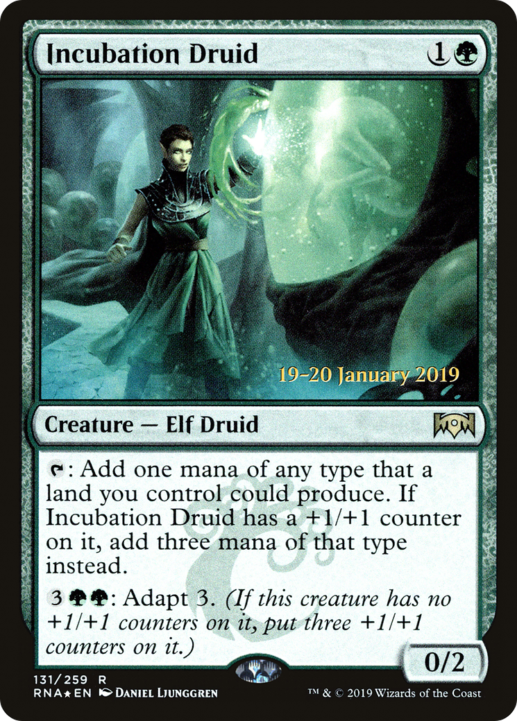 Incubation Druid (PRE-131S) - Ravnica Allegiance Promos Foil