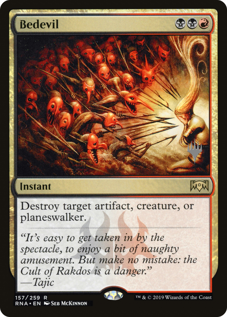 Bedevil (PPELD-157P) - Ravnica Allegiance Promos