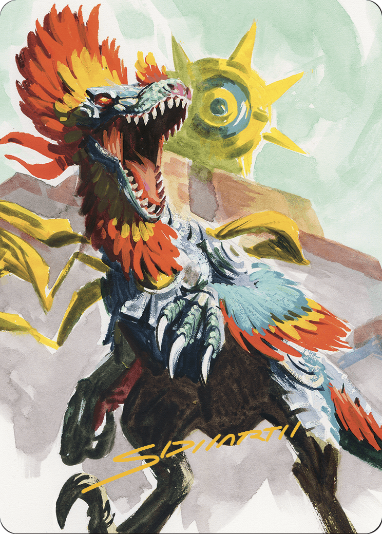 Pantlaza, Sun-Favored // Pantlaza, Sun-Favored (ALCI-075) - The Lost Caverns of Ixalan Art Series (Borderless)
