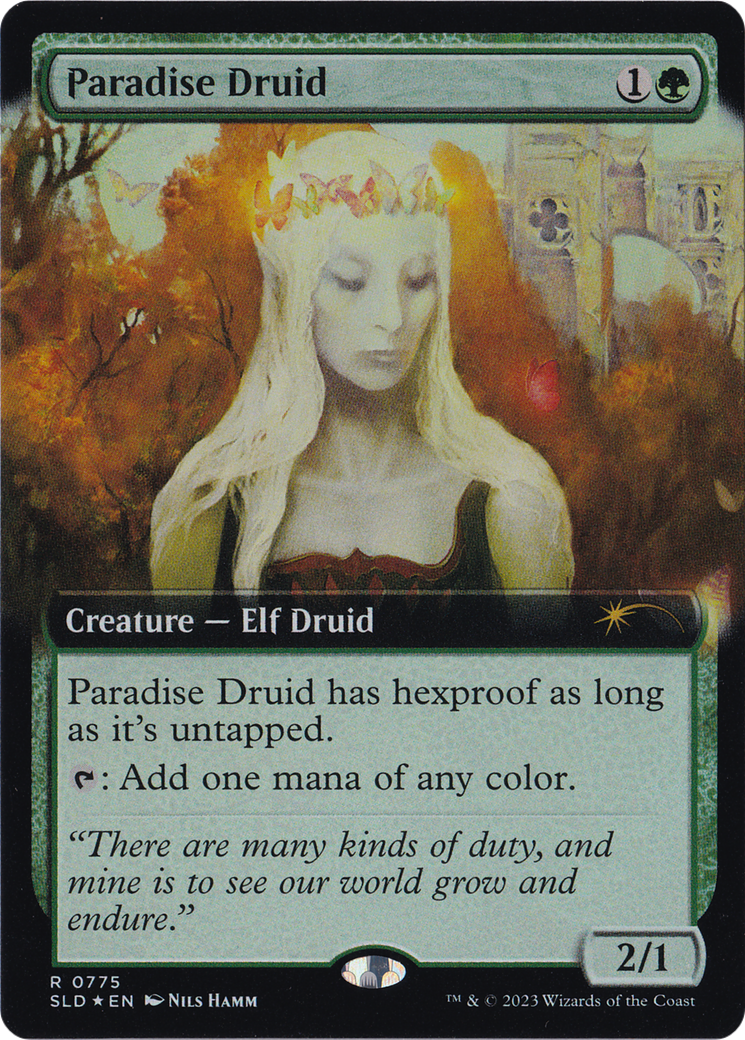 Paradise Druid (SLD-775) - Secret Lair Drop: (Extended Art) Foil
