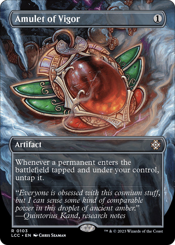 Amulet of Vigor (LCC-103) - The Lost Caverns of Ixalan Commander (Borderless)