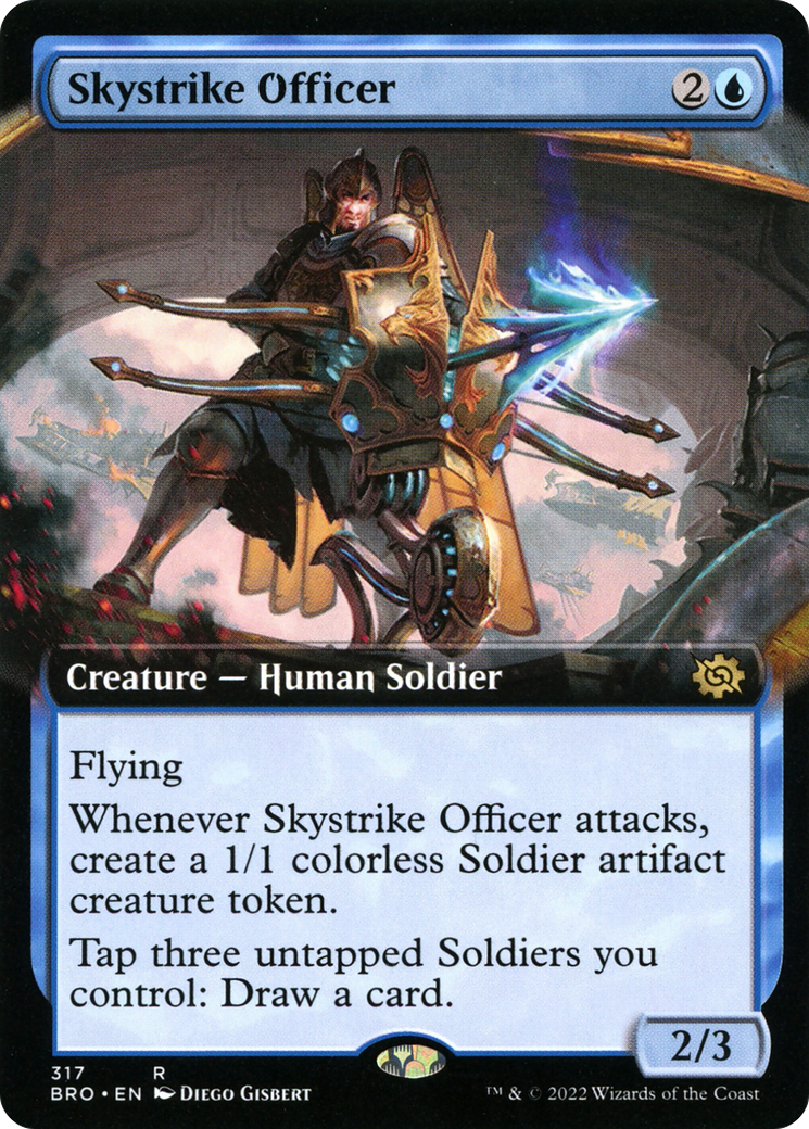 Skystrike Officer (BRO-317) - The Brothers' War: (Extended Art)