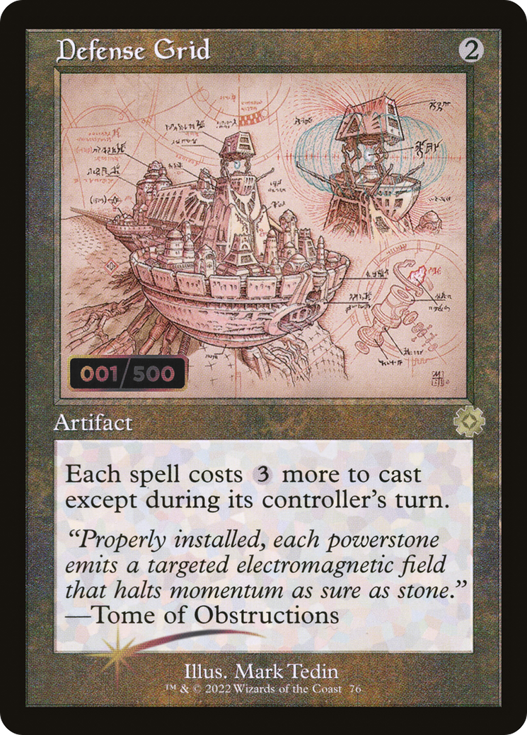 Defense Grid (BRR-076) - The Brothers' War Retro Artifacts Foil