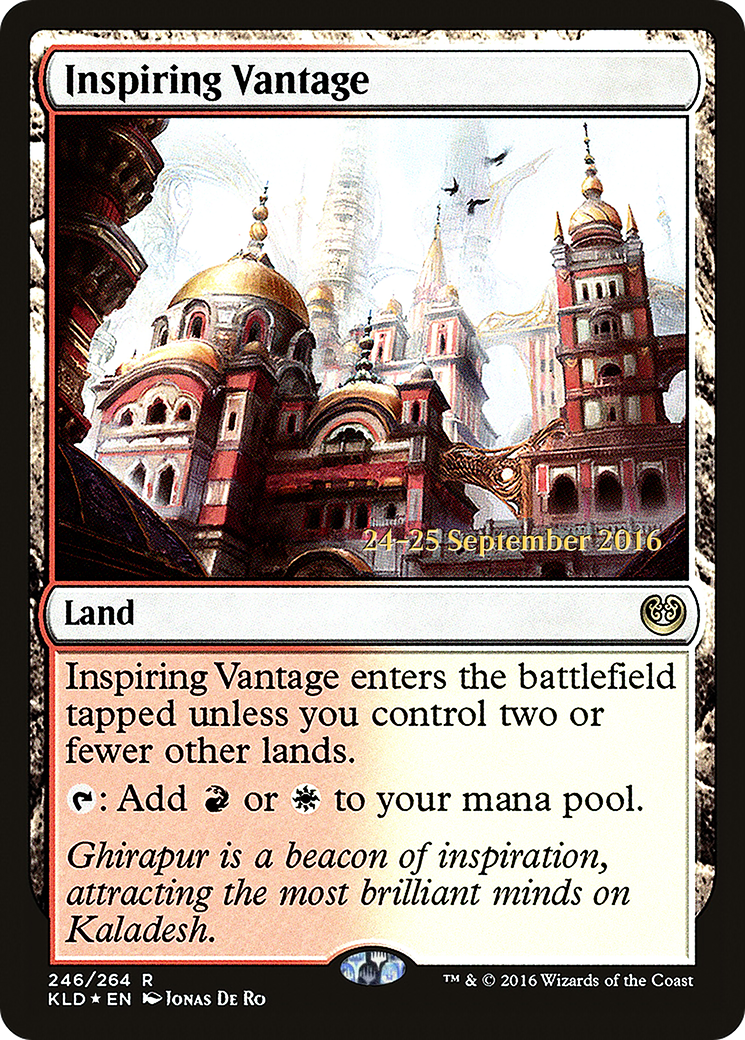 Inspiring Vantage (PRE-246S) - Kaladesh Promos Foil