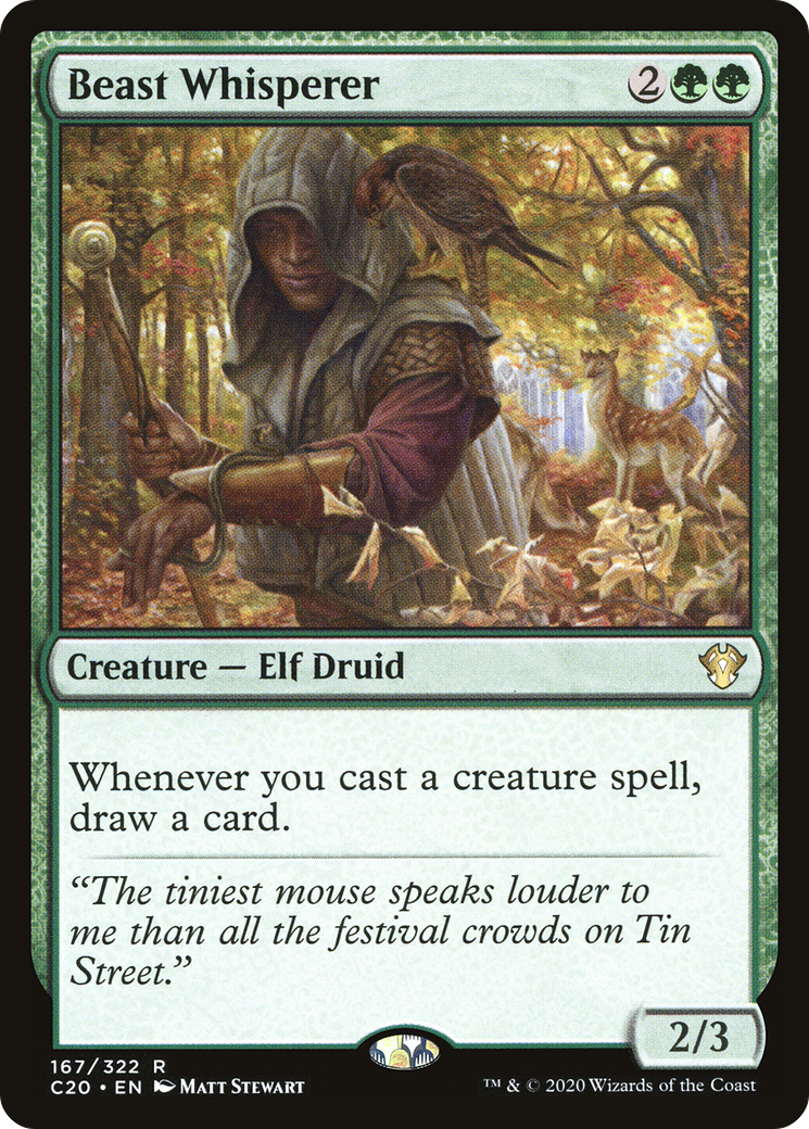 Beast Whisperer (C20-167) - Commander 2020