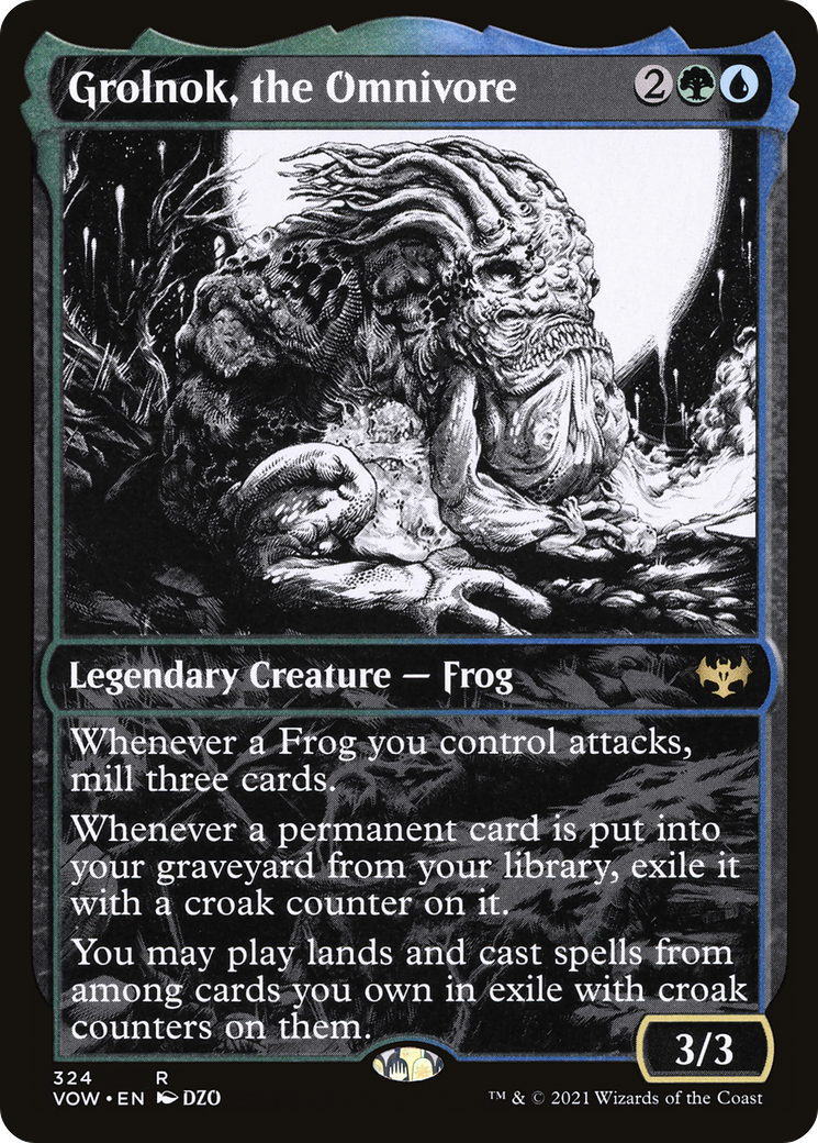 Grolnok, the Omnivore (VOW-324) - Innistrad: Crimson Vow: (Showcase)