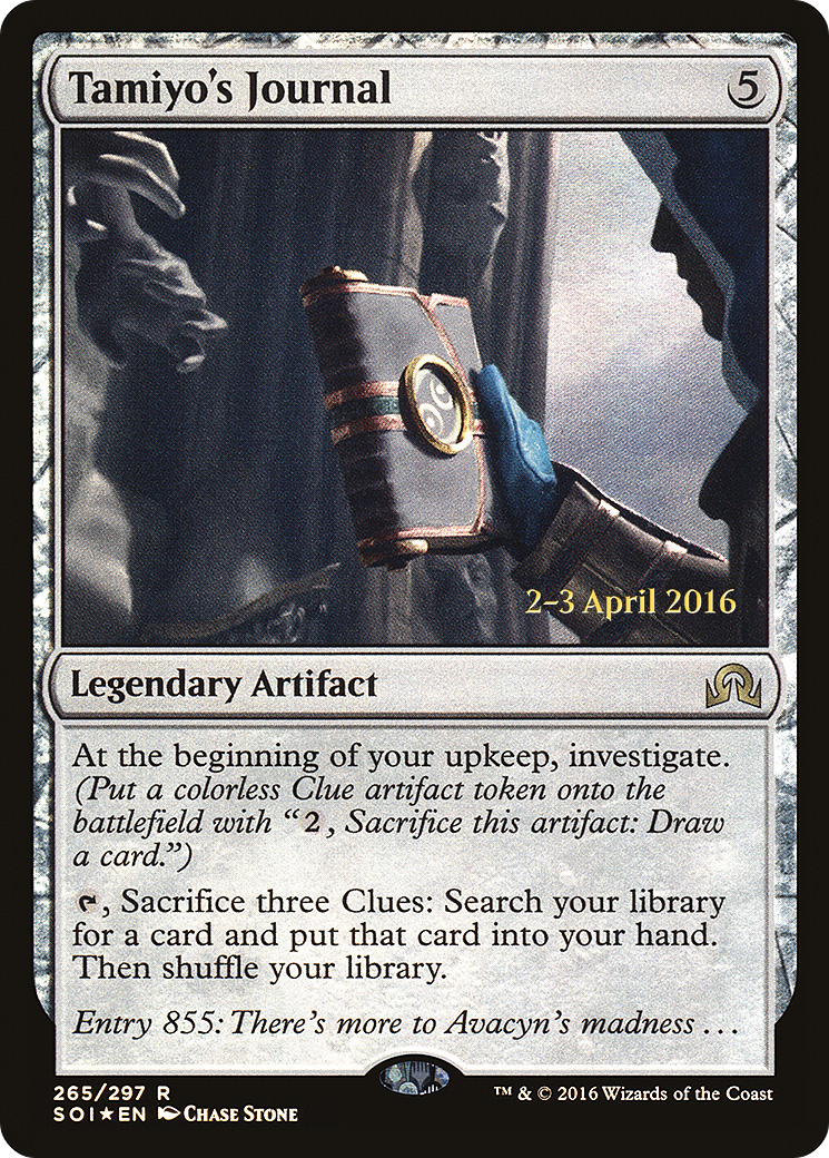 Tamiyo's Journal (PRE-265S) - Shadows over Innistrad Promos Foil
