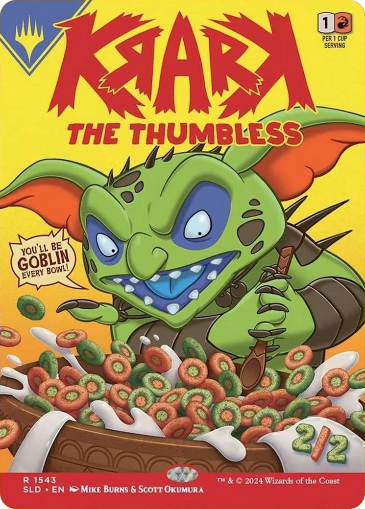 Krark, the Thumbless // Krark, the Thumbless (SLD-1543★) - Secret Lair Drop Foil