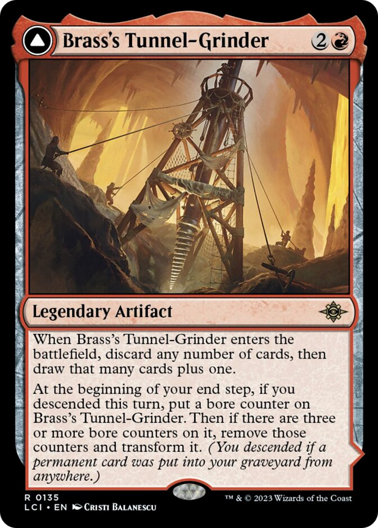 Brass's Tunnel-Grinder // Tecutlan, the Searing Rift (LCI-135) - The Lost Caverns of Ixalan