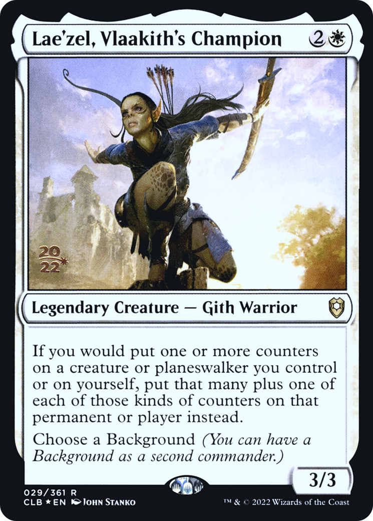 Lae'zel, Vlaakith's Champion (PRE-029) - Battle for Baldur's Gate Promos Foil