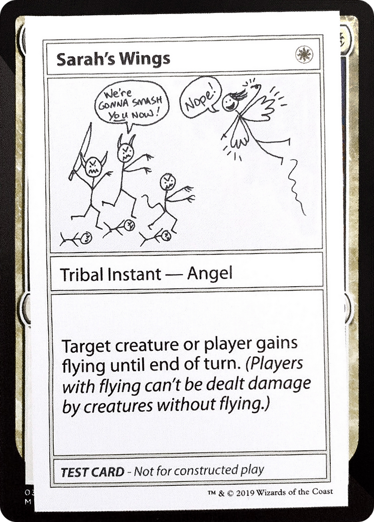 Sarah's Wings (CMB1-011) - Mystery Booster Playtest Cards 2021