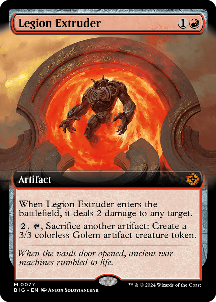 Legion Extruder (BIG-077) - The Big Score: (Extended Art)