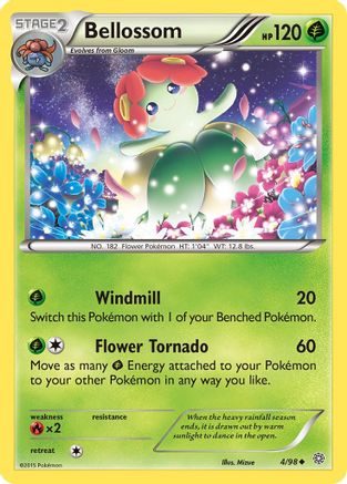 Bellossom 004/98 - XY Ancient Origins Reverse Holofoil