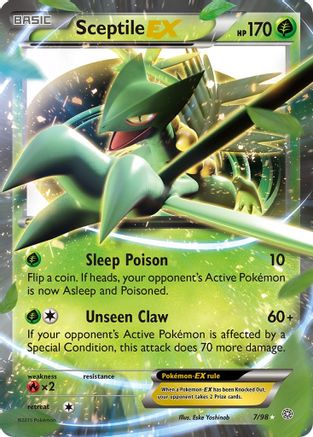 Sceptile EX 007/98 - XY Ancient Origins Holofoil