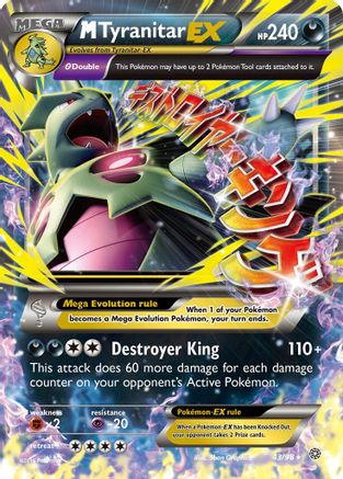M Tyranitar EX 043/98 - XY Ancient Origins Holofoil