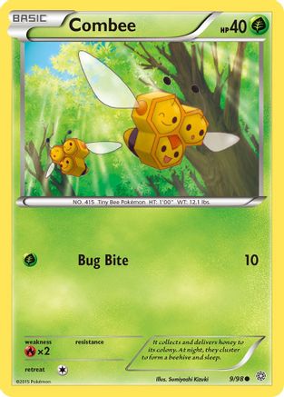 Combee 009/98 - XY Ancient Origins Reverse Holofoil