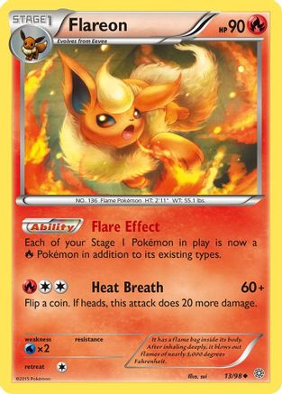 Flareon 013/98 - XY Ancient Origins Reverse Holofoil