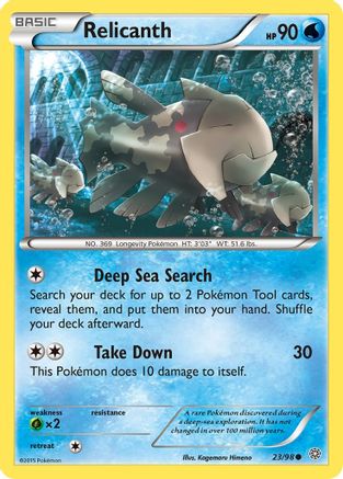 Relicanth 023/98 - XY Ancient Origins Reverse Holofoil