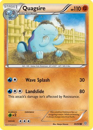 Quagsire 039/98 - XY Ancient Origins Reverse Holofoil