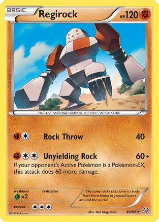 Regirock 040/98 - XY Ancient Origins Reverse Holofoil
