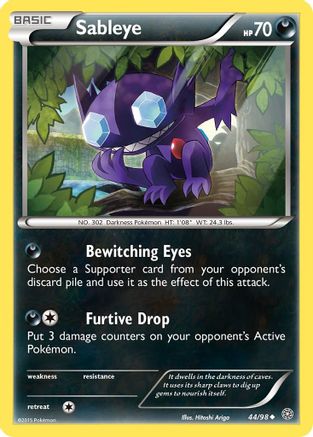 Sableye 044/98 - XY Ancient Origins Reverse Holofoil