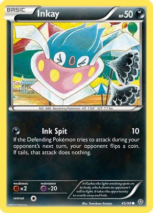 Inkay 045/98 - XY Ancient Origins Reverse Holofoil