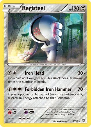Registeel 051/98 - XY Ancient Origins Reverse Holofoil