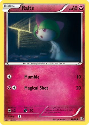 Ralts 052/98 - XY Ancient Origins Reverse Holofoil