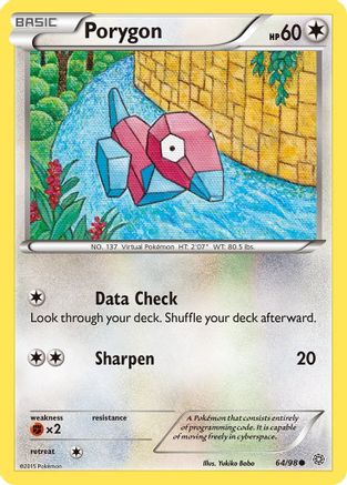 Porygon 064/98 - XY Ancient Origins Reverse Holofoil