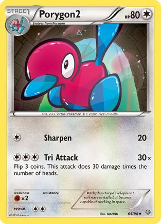 Porygon2 065/98 - XY Ancient Origins Reverse Holofoil