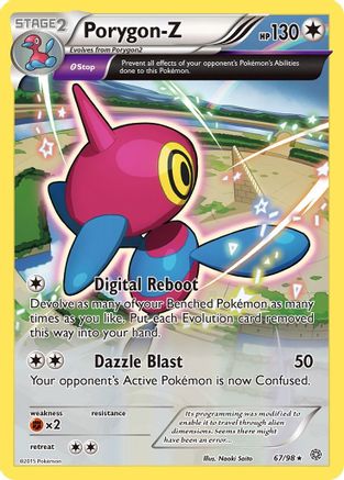 Porygon-Z 067/98 - XY Ancient Origins Holofoil