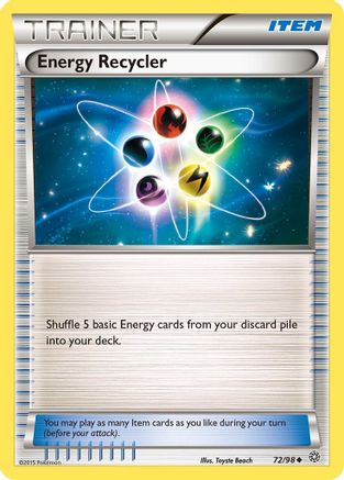 Energy Recycler 072/98 - XY Ancient Origins Reverse Holofoil