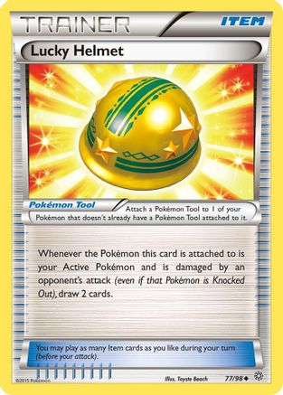 Lucky Helmet 077/98 - XY Ancient Origins Reverse Holofoil