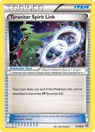 Tyranitar Spirit Link 081/98 - XY Ancient Origins