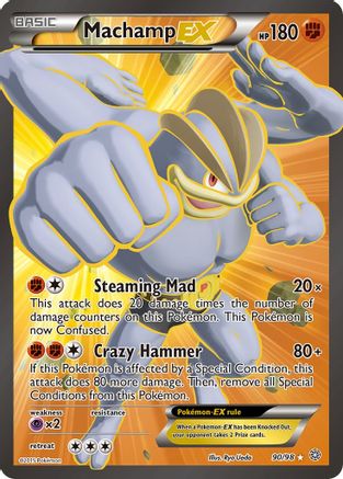 Machamp EX (Full Art) 090/98 - XY Ancient Origins Holofoil