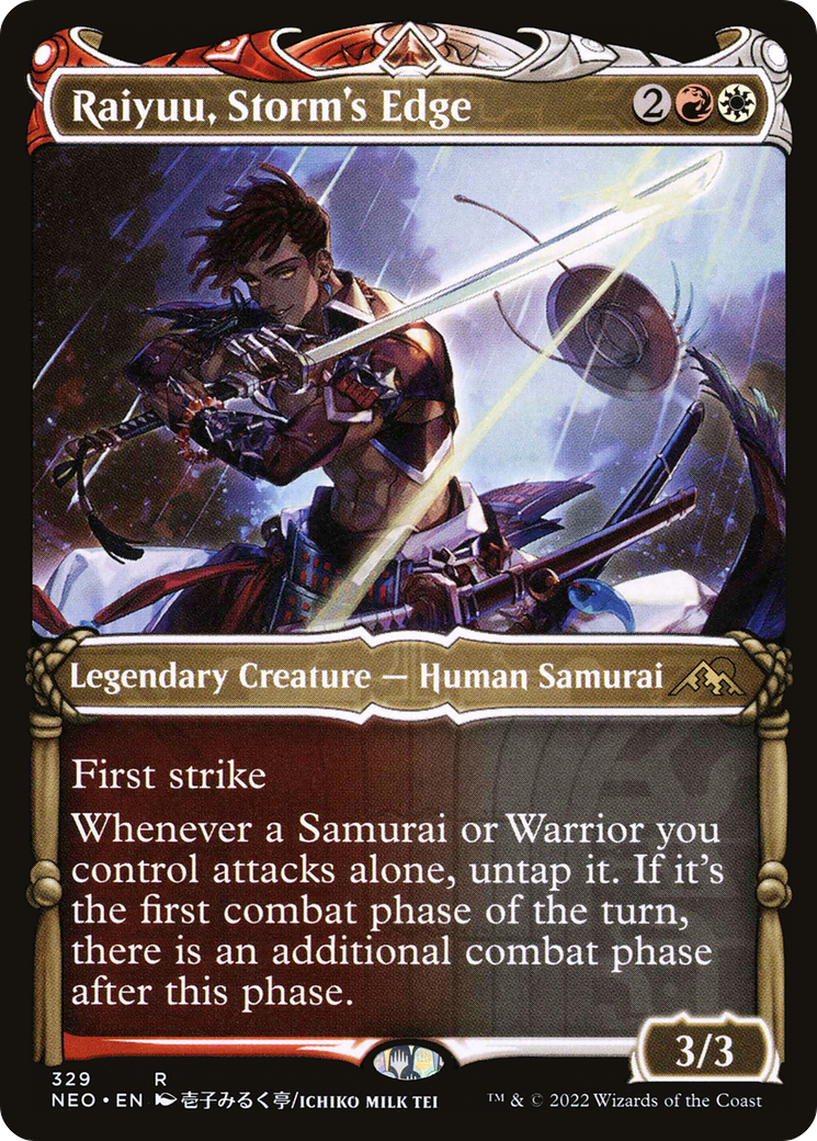 Raiyuu, Storm's Edge (NEO-329) - Kamigawa: Neon Dynasty: (Showcase)
