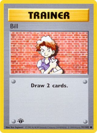 Bill 091/102 - Base Set Shadowless Unlimited