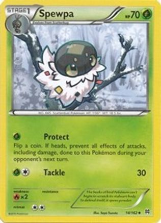 Spewpa 014/162 - XY BREAKthrough Reverse Holofoil