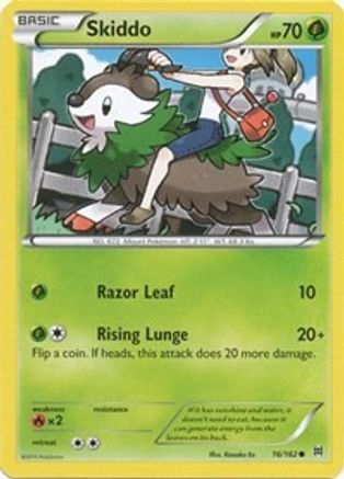 Skiddo 016/162 - XY BREAKthrough Reverse Holofoil