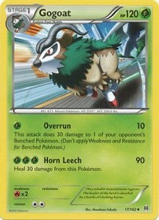 Gogoat 017/162 - XY BREAKthrough Reverse Holofoil